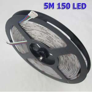5M 500cm 5050 Waterproof IP65 RGB 150 SMD LED Lamp Light Strip Stripe 