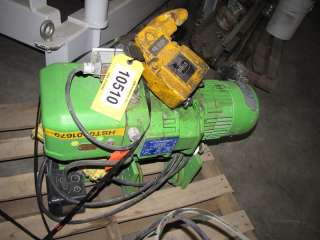 USED 2 TON STAHL ELECTRIC CHAIN HOIST  