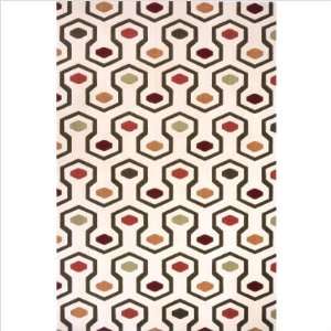  Odyssey Ivory Contemporary Rug Size: 5 x 8 Rectangle 