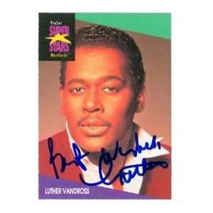  Luther Vandros autographed trading card (ip): Everything 