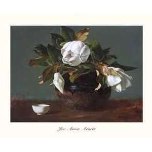  Joe Anna Arnett   Magnolias From A Rose Size 30x24 Poster 