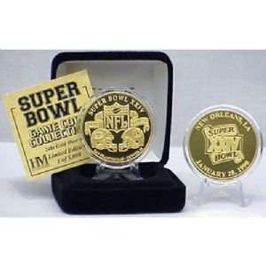  24Kt Gold Super Bowl XXIV Flip Coin: Sports & Outdoors