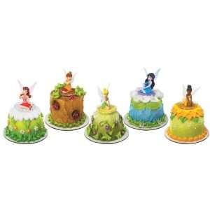   Fairies Tinkerbell Friends Cake Topper Set 6 figures: Toys & Games
