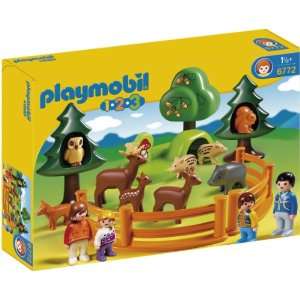  Playmobil 6772 123 Forest Animal Park Toys & Games