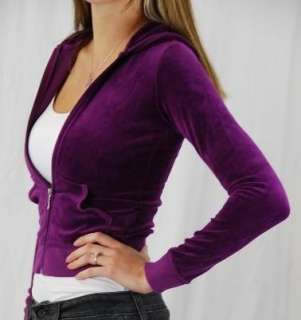 NWT Authentic Juicy Couture Velour Hoodie OGroats P/XS  