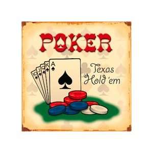  Tin Sign Texas Holdem Poker: Everything Else