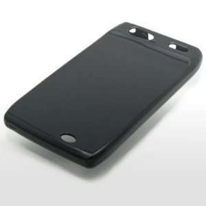  GLOSSY BLACK Flexible TPU Case for Motorola Droid Razr 4G 