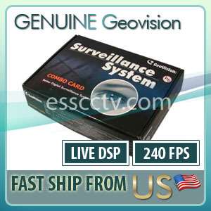 GENUINE GEOVISION GV 1240 16 CH DVR Combo Card, 64 bit Windows 7 