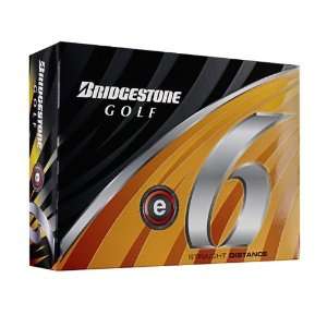  Bridgestone e6 Custom Double Logo Golf Balls (12 Ball Pack 