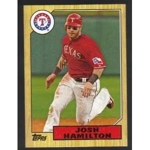  2012 Topps 1987 Topps Minis #TM42   Josh Hamilton (card is 