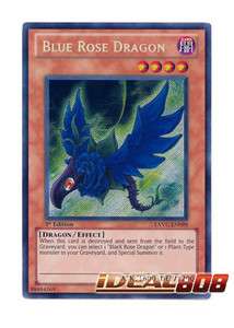 YUGIOH Blue Rose Dragon EXVC EN099 Secret Rare 1st  