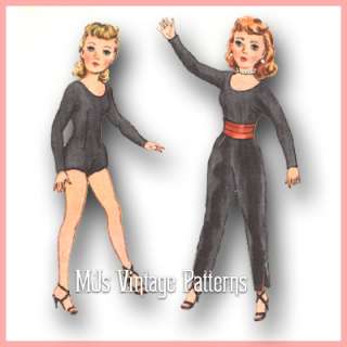 Vtg Doll Clothes Pattern Gown Ballerina ~ 20 Miss Revlon Cissy Toni 