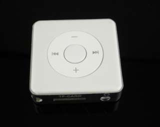 Mini Cube Support To 2G 2GB 4G 8G TF Card  Player White C03  