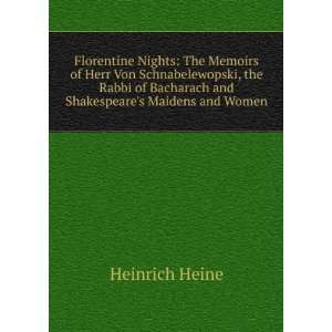   Bacharach and Shakespeares Maidens and Women Heinrich Heine Books