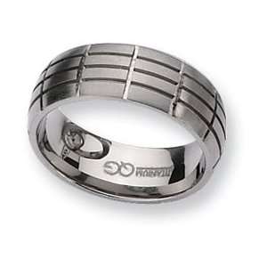  Titanium 8mm Satin Band TB183 13 Jewelry