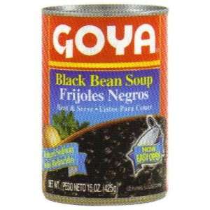 Goya Black Bean Soup   Reduced Sodium 15.5 oz  Grocery 