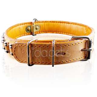 18 22 Real Leather Heavy Duty Dog Collar Large L  