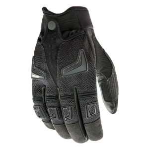   Hybrid Mens Motorcycle Gloves Black/Black Extra Large XL 1056 7005