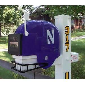 Northwestern Wildcats Helmet Mailbox