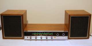 Vintage 1970 Panasonic Stereo Receiver WIth Speakers Beautiful 