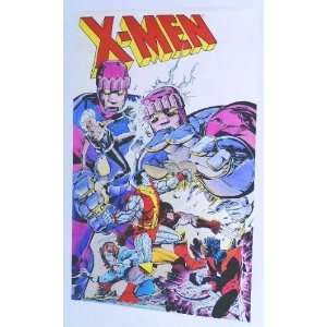 Rare Vintage Original 1984 X Men vs the Sentinels Marvel Comics Poster 