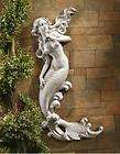 18th Century European Replica Dual Mermaids Home Garden Wall Pediment 