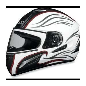  AFX FX 100 Sun Shield Helmet , Color Pearl White, Size 