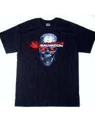 Terminator Salvation T 800 Red Eyes Black Mens T shirt (XX Large)