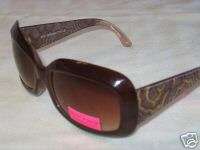 Betsey Johnson Brown Oversized Sunglasses BJ 181 51 NWT  