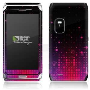  Design Skins for Nokia E 7   Stars Equalizer magenta/pink 