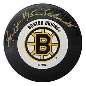 Milt Schmidt Autographed / Signed Boston Bruins Puck  
