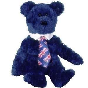  TY Beanie Baby   POPS the Bear (UK TIE Version) Toys 