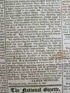   MONROE DOCTRINE No More European Colonization in Americas EARLY  