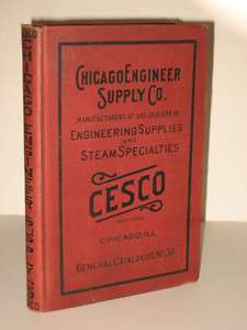 1923 CHICAGO ENGINEER SUPPLY CATALOG Steam Specialties  