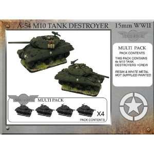   in Battle (15mm WWII): M10 76mm Tank Destroyer (4): Toys & Games