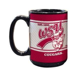  Washington State Cougars 15oz. Jersey Mug: Sports 