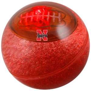  NCAA Nebraska Super Ball, 3 Inch, Clear: Sports & Outdoors