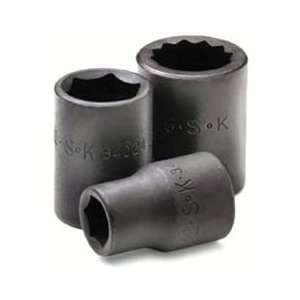  S K Hand Tool 664 8966 3/8 Dr. Standard Impact Sockets 