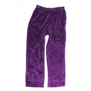  NEW ALFRED DUNNER WOMENS PANTS VELOUR PURPLE 8P: Beauty
