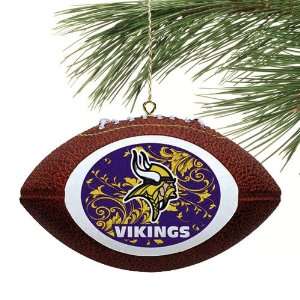   Vikings Touchdown Mini Replica Football Ornament: Sports & Outdoors
