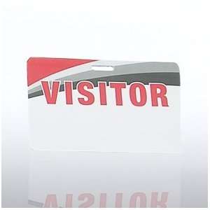 Re Writable PVC Cards   Visitor   Horizontal Office 