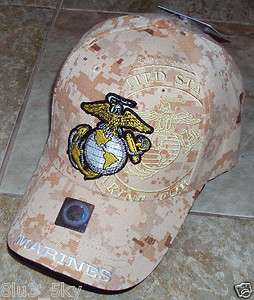   DIGITAL MARPAT DESERT U.S. MARINE MARINES CORPS USMC BASEBALL CAP HAT
