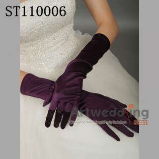  /Evening/Bridal Gloves Fingered Elbow Gloves 8 Color U PICK  