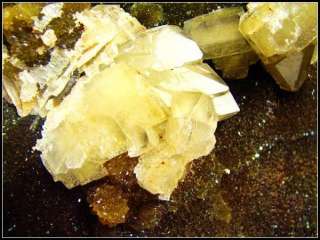 7LB Yellow BARITE + VALENTINITE + QUARTZ Cluster  