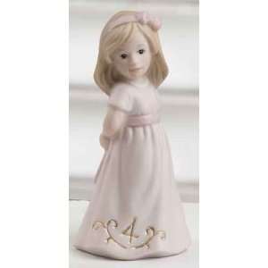   with Me Porcelain Four Year Old Girl Figurines 3.25