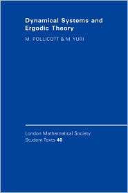 Dynamical Systems and Ergodic Theory, (0521575990), Mark Pollicott 