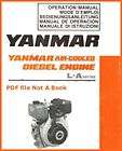 Yanmar Air Cooled Diesel Engine L A Operation Manual L70AE, L75AE 