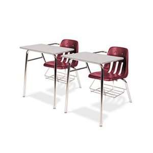  9400 Series Chair Desk, 21w x 33 1/2d x 30h, Gray Nebula 