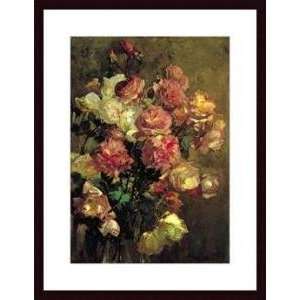   Roses   Artist Franz Bischoff  Poster Size 18 X 24