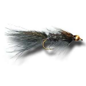  BH Woolly Bugger   Black Fly Fishing Fly Sports 